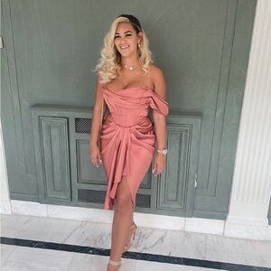 Pink house of CB dress